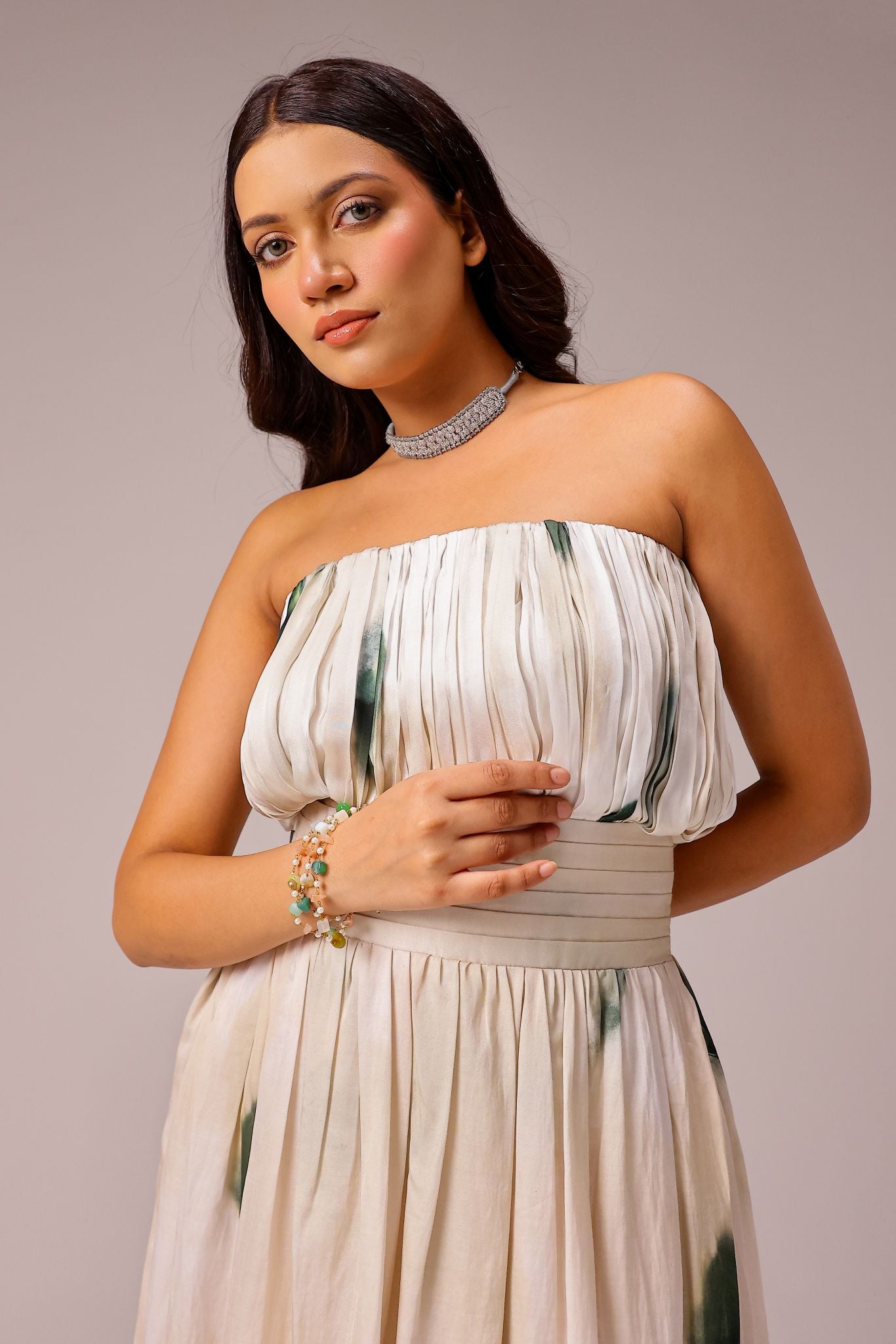 Magnolia Gathered Maxi