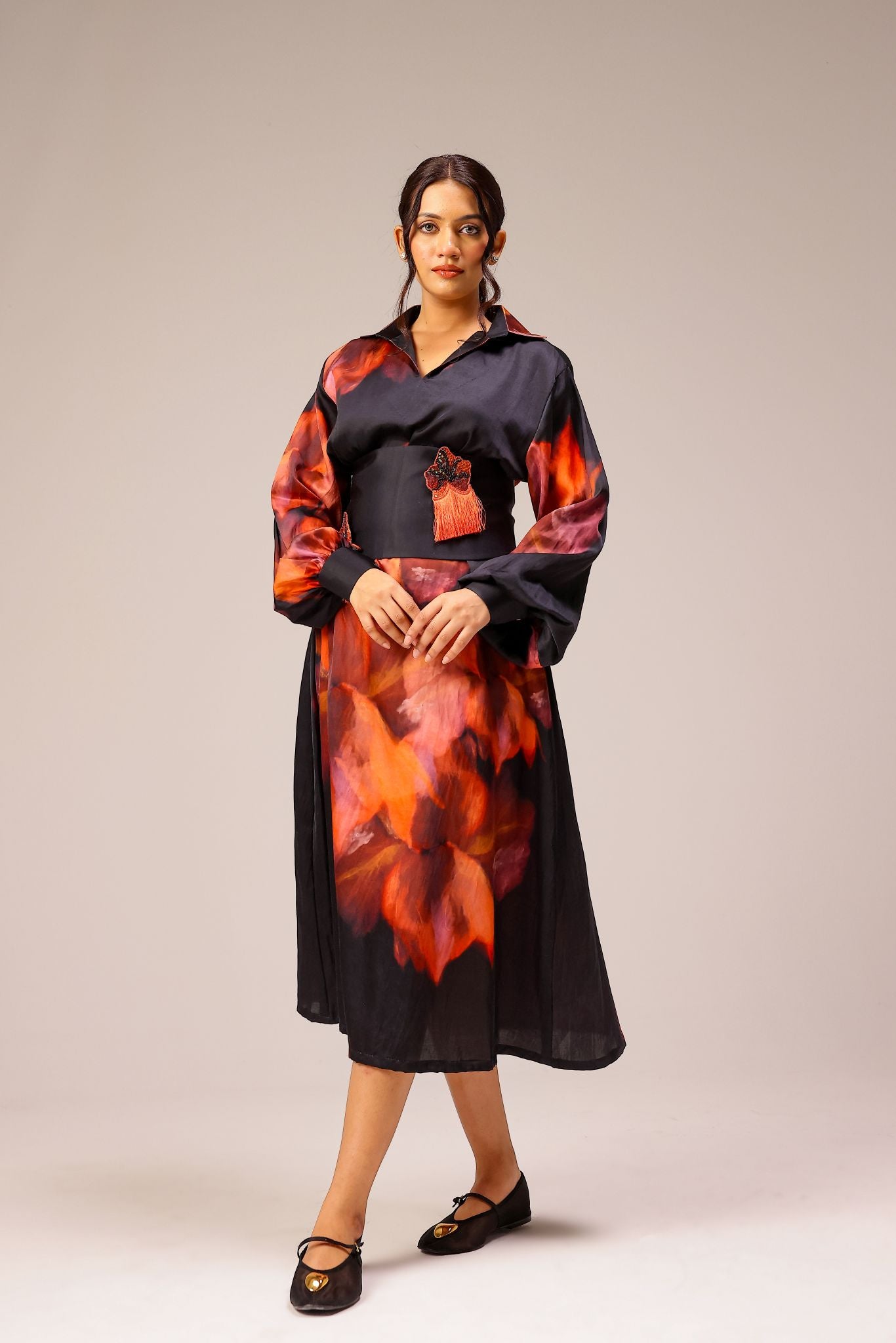 shirt dress with corset belt Sienna & Detachable Brooches – Studio Surbhi corset over shirt outfit Buccan - Palm Beach msf1980 Customisation Possible Bust:36