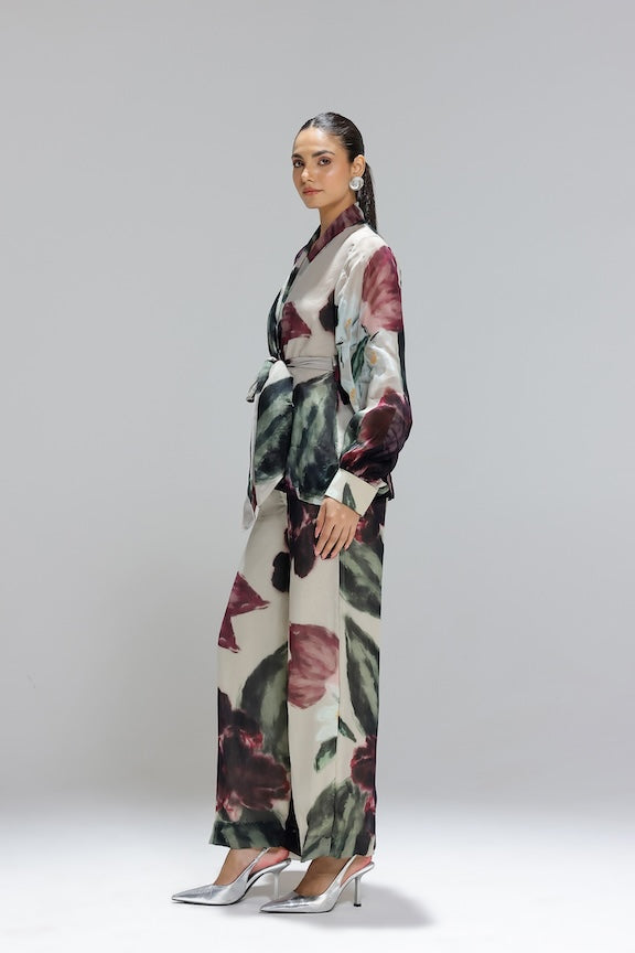 Ivy Gardenia Organza jacket set