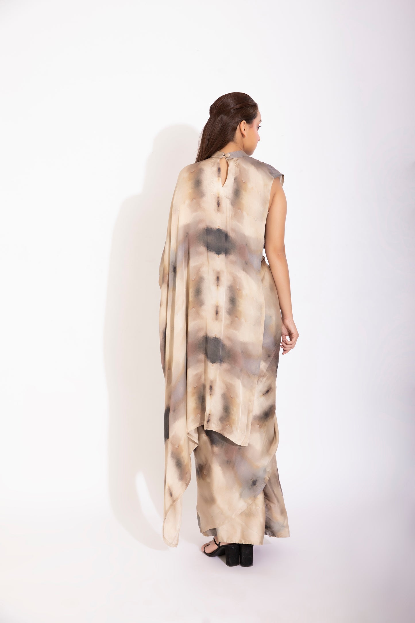Collar pallu sari