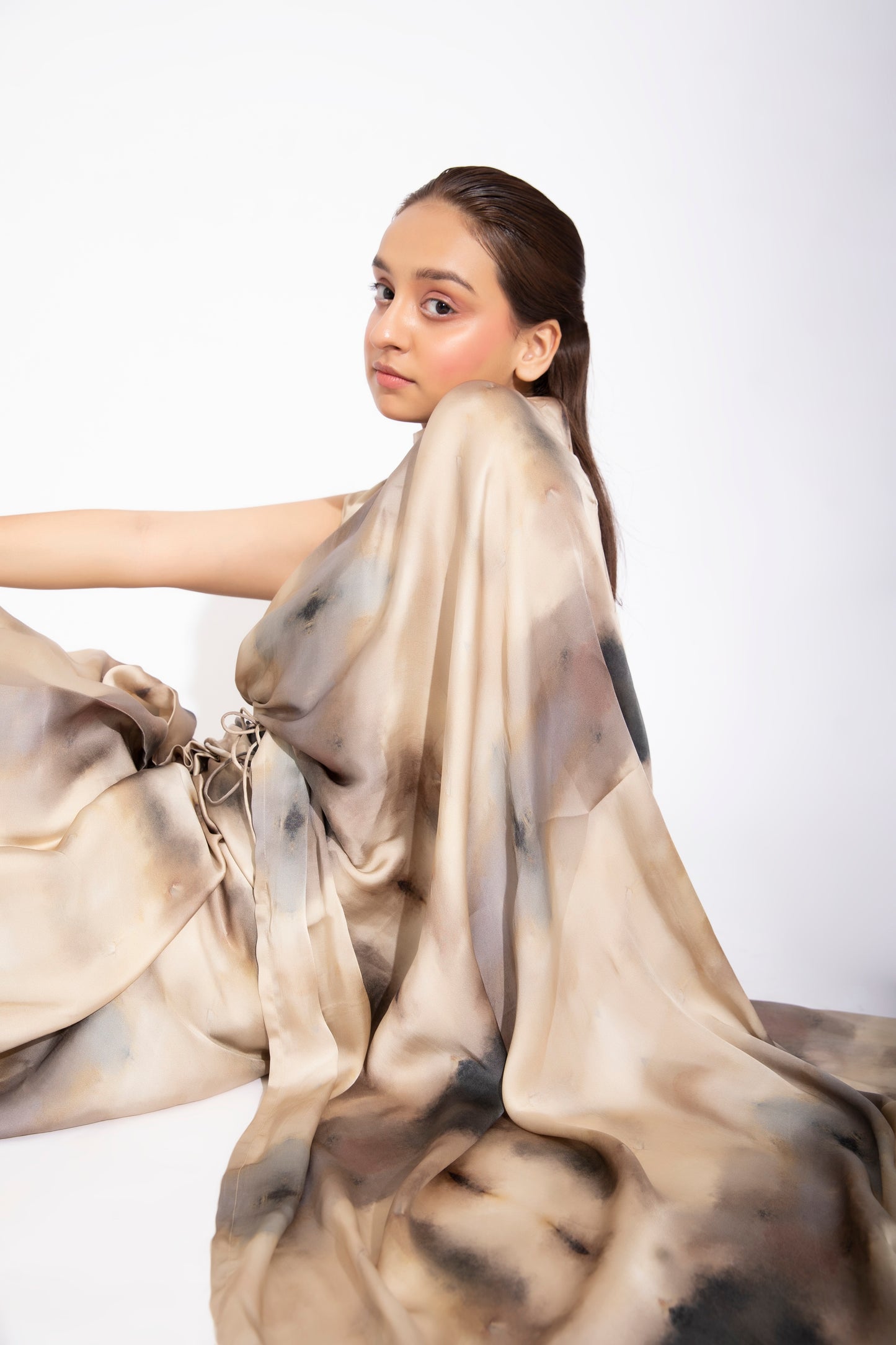 Collar pallu sari