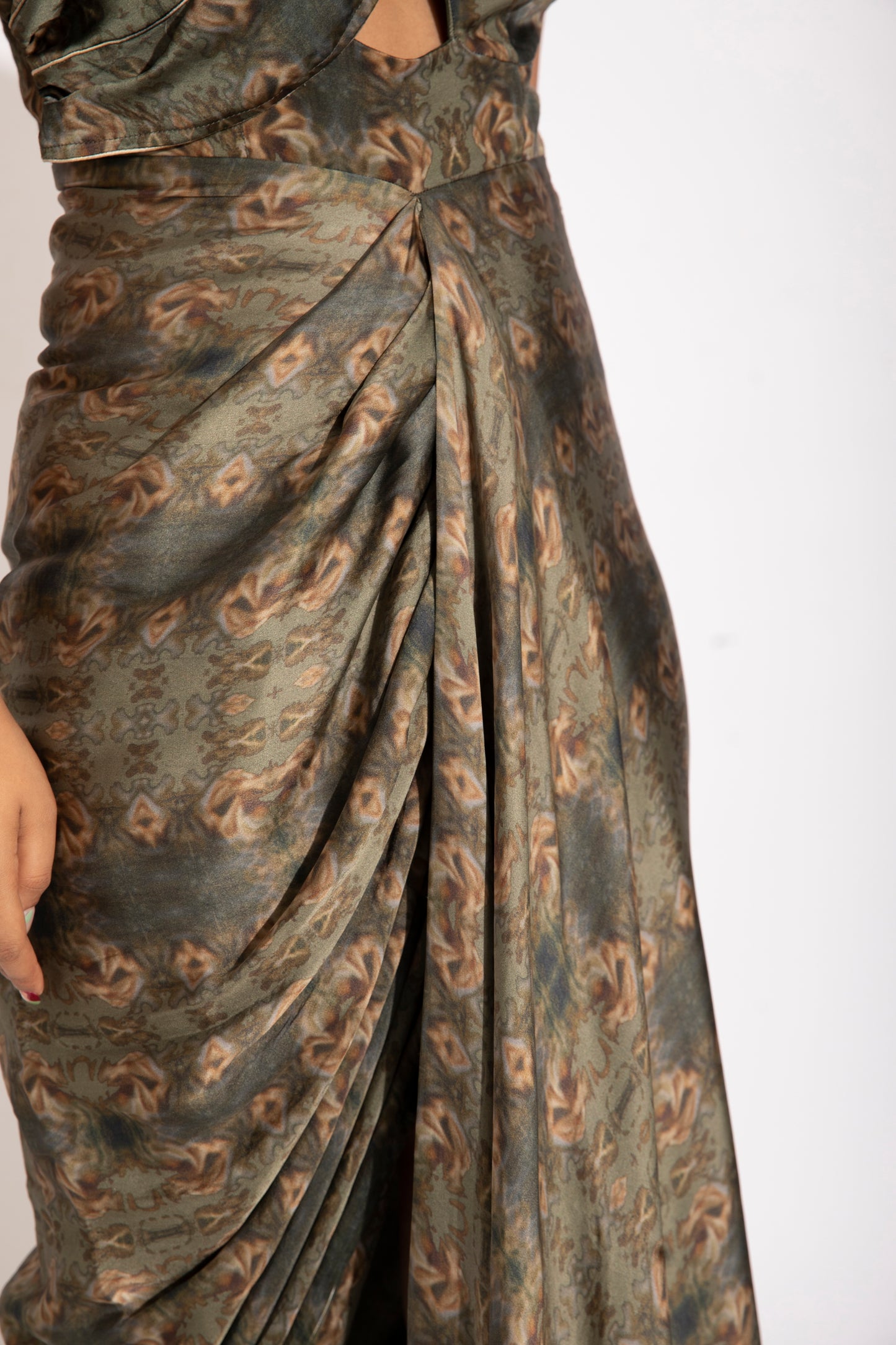 Bustier-Sari Gown - Studio Surbhi
