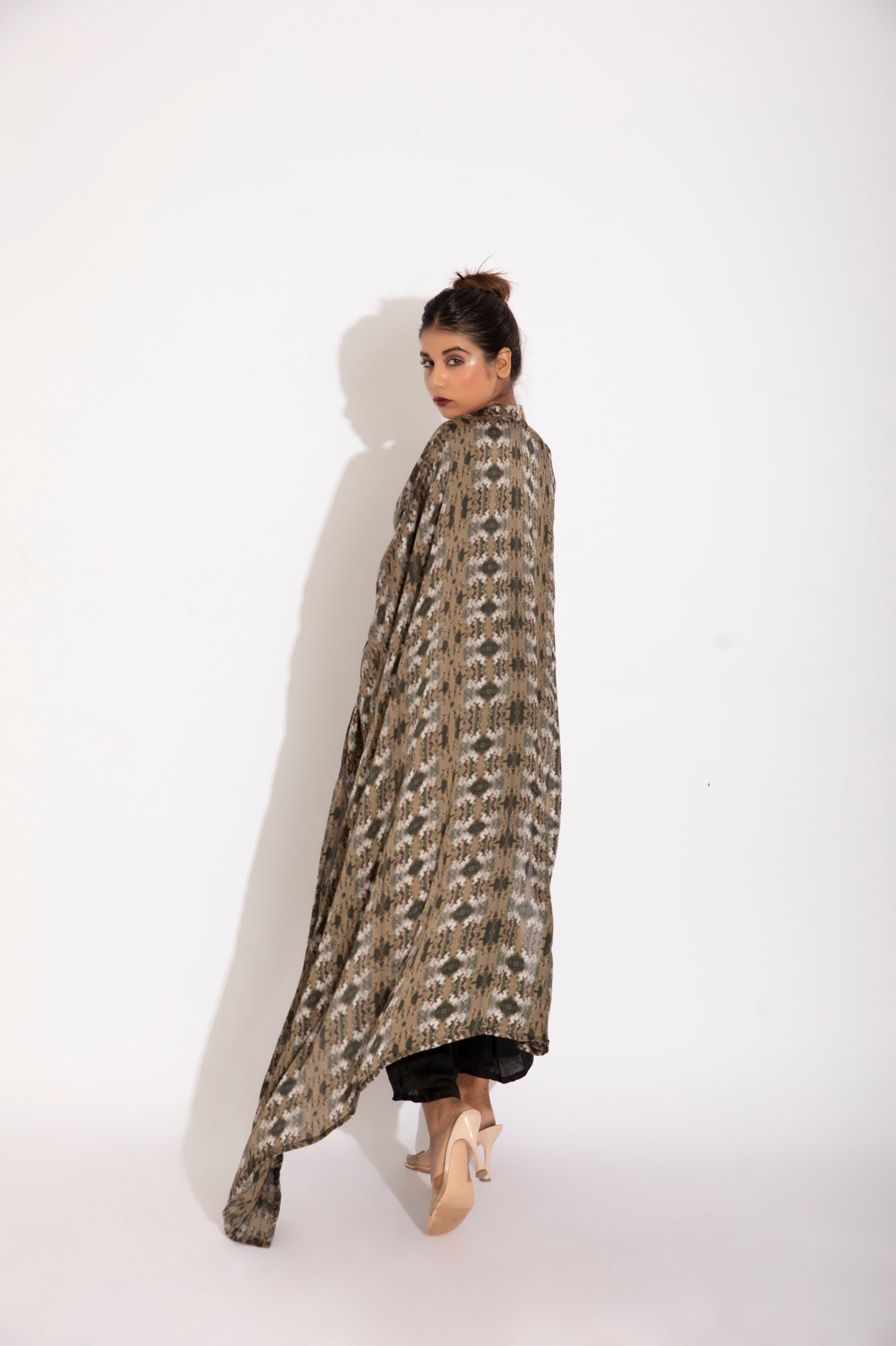 Collar pallu Pant Sari