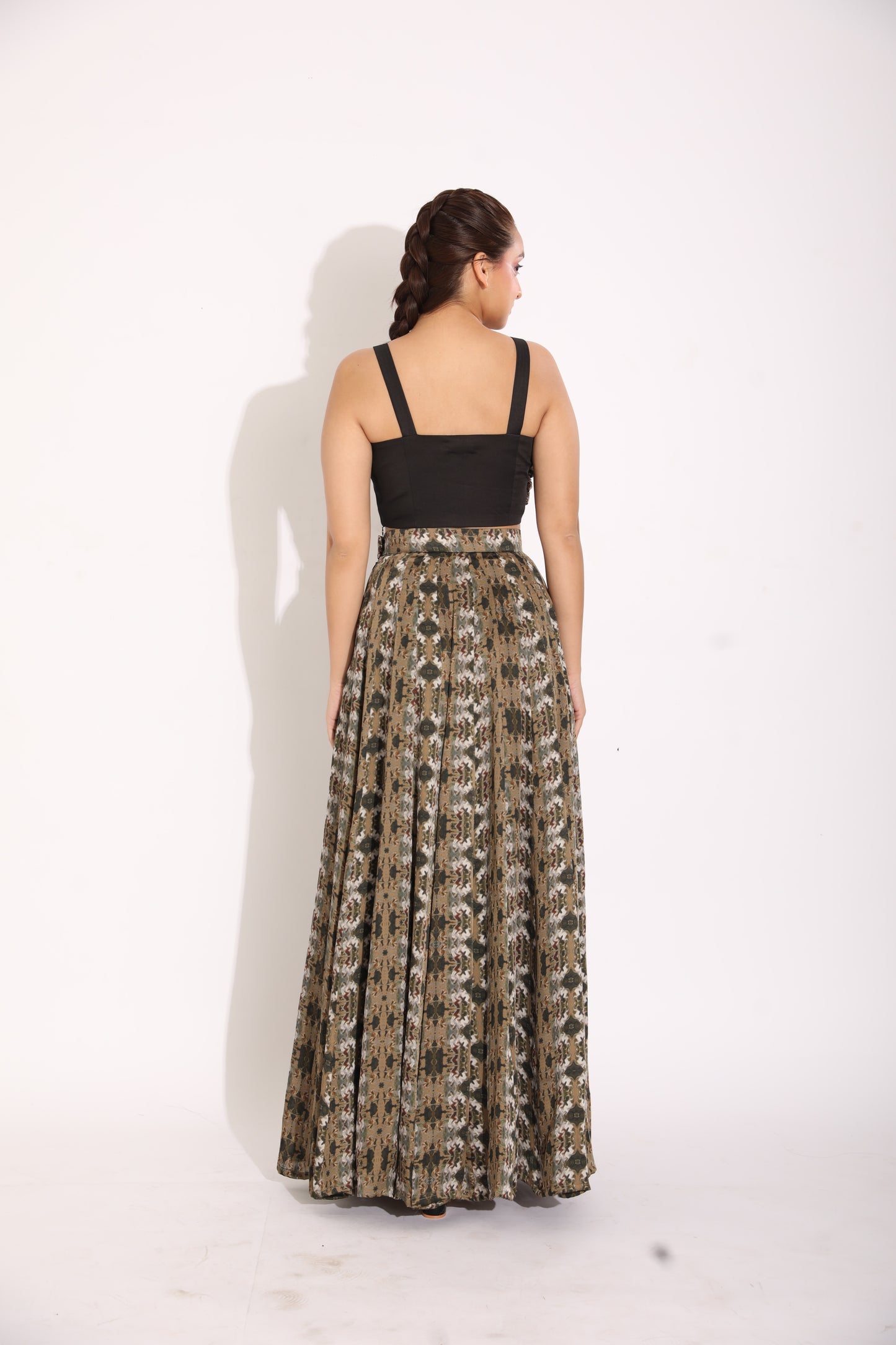 Bustier blouse and Skirt