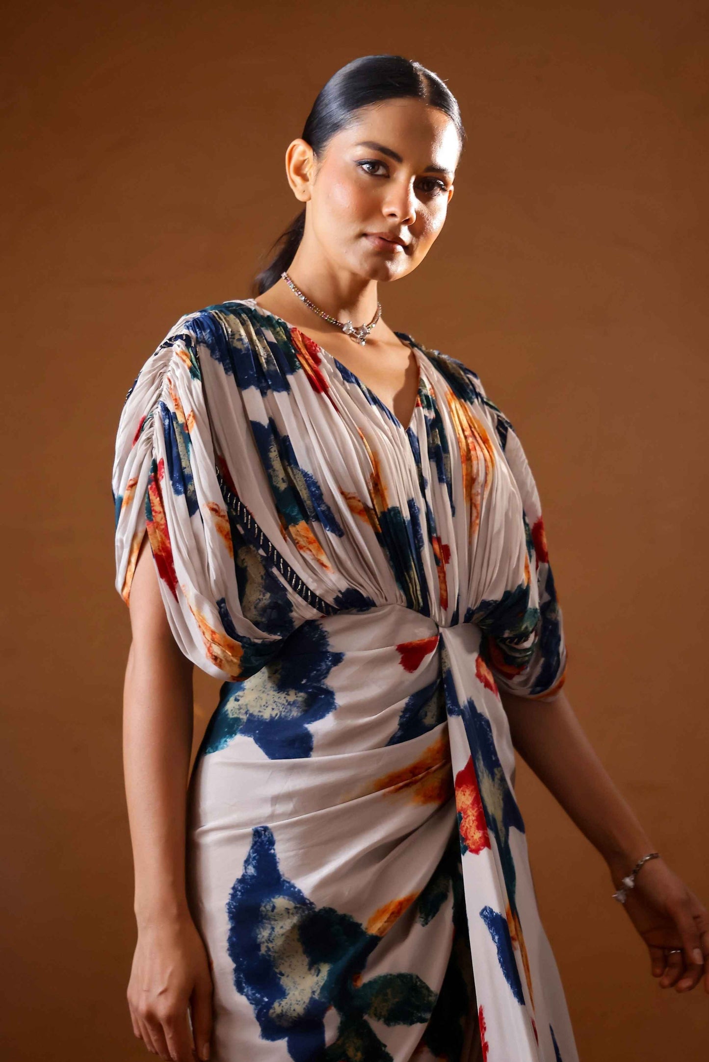 Pardesi Kaftan gown with hand embellishment - Studio Surbhi