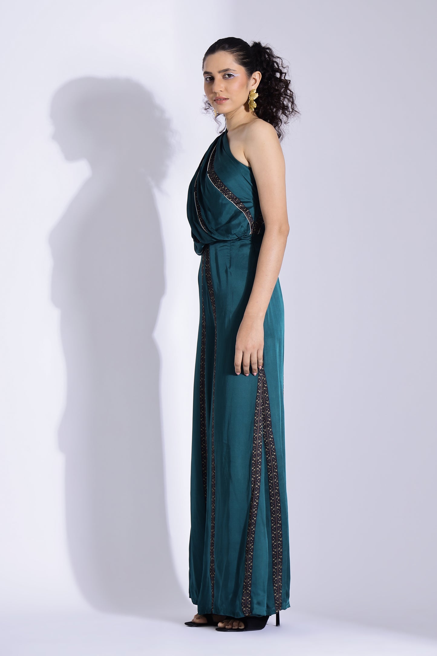 Hand draped Jumpsuit