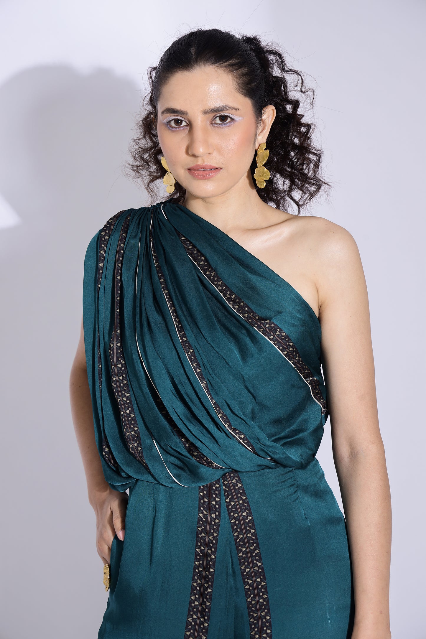 Hand draped Jumpsuit