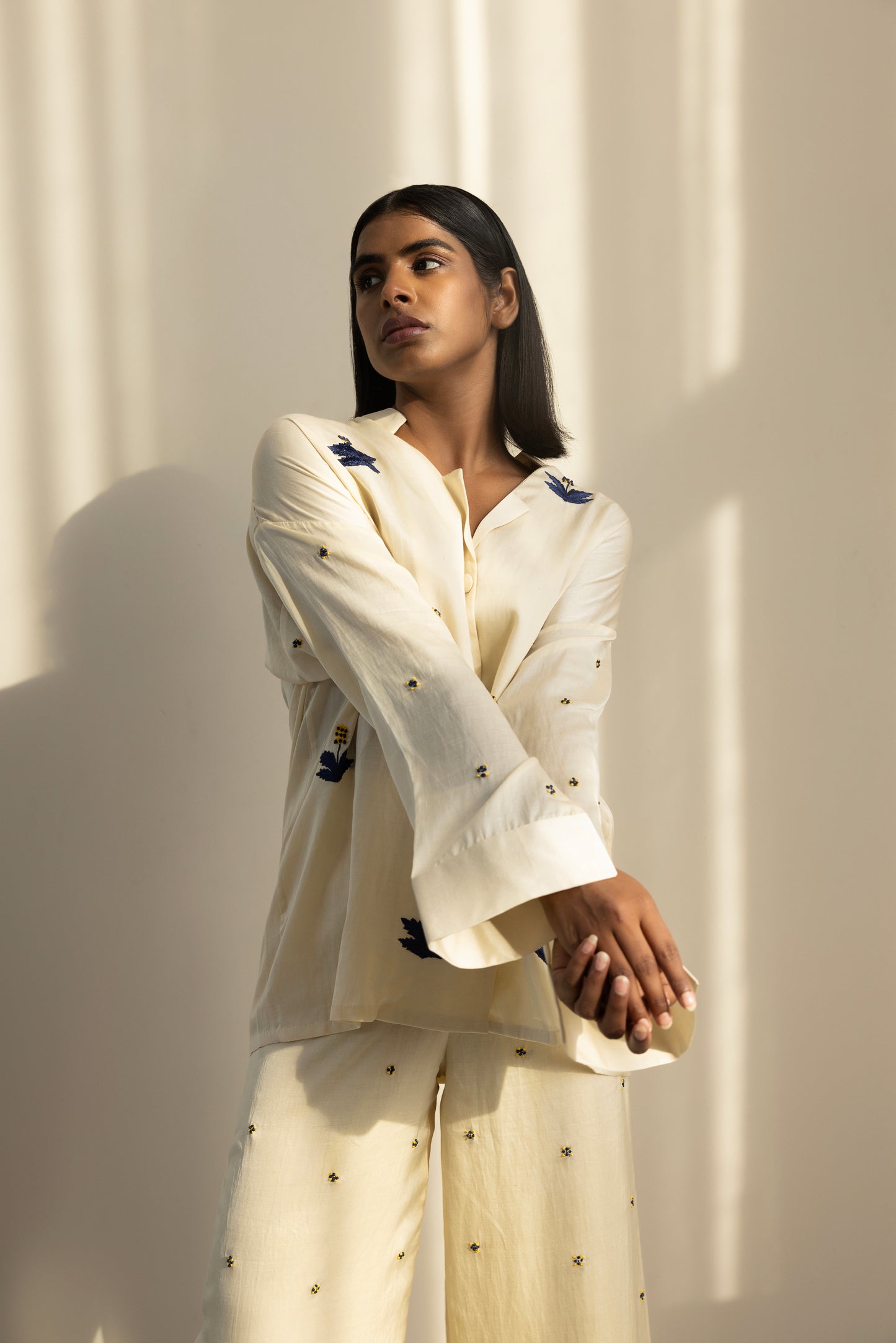 Cobalt drop shoulder co-ord