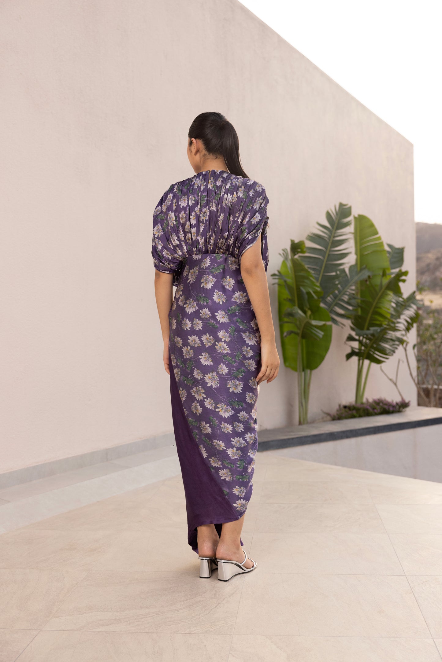 Camellia kaftan gown