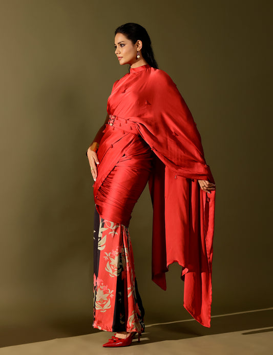 Manek pant saree