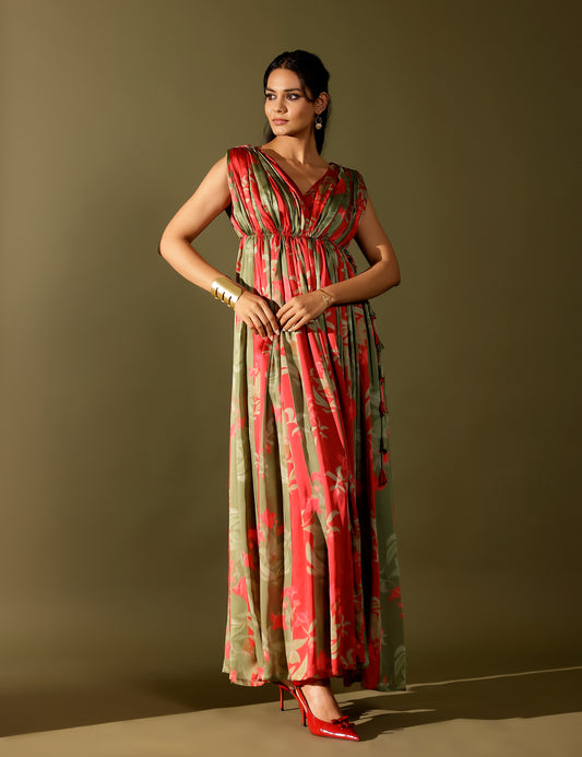 Bagh hand draped Kurta set