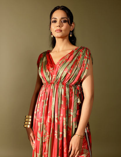 Bagh hand draped Kurta set