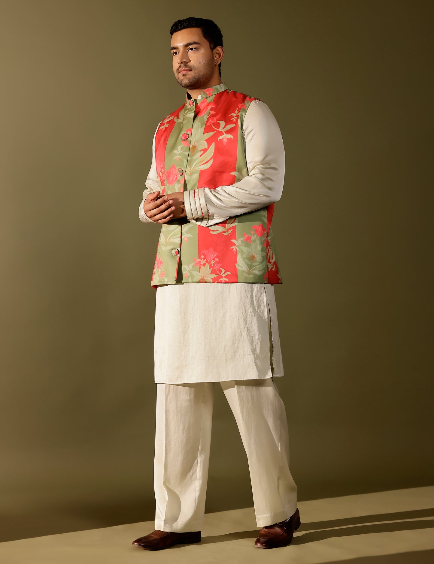 Bagh Kurta set with Jacket