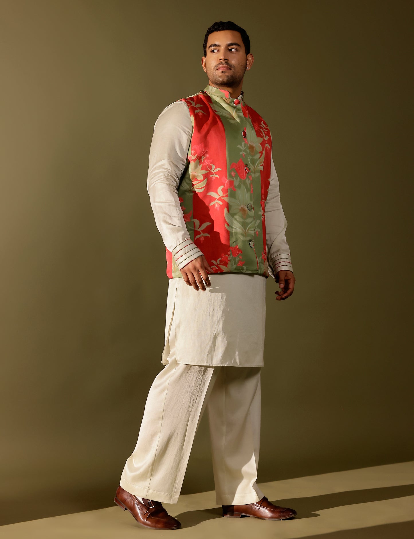 Bagh Kurta set with Jacket