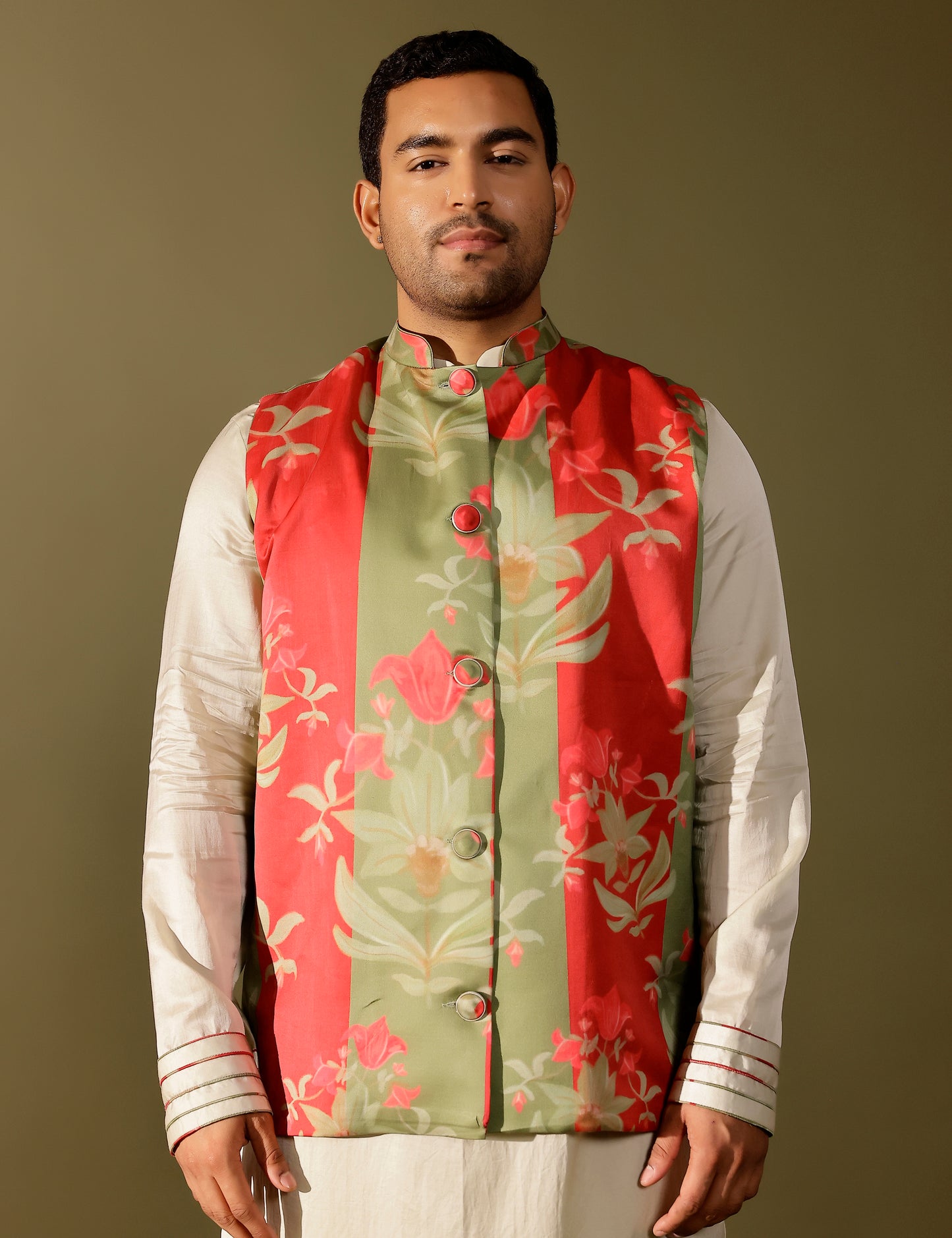 Bagh Kurta set with Jacket