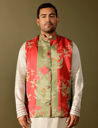 Bagh Kurta set with Jacket