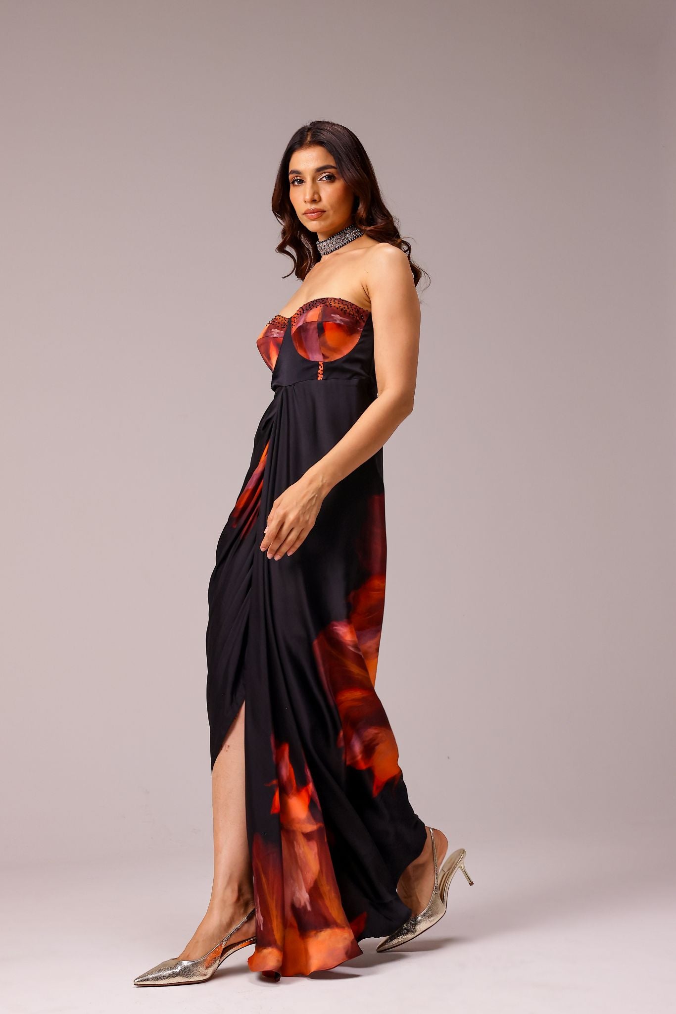 Sienna Draped Gown