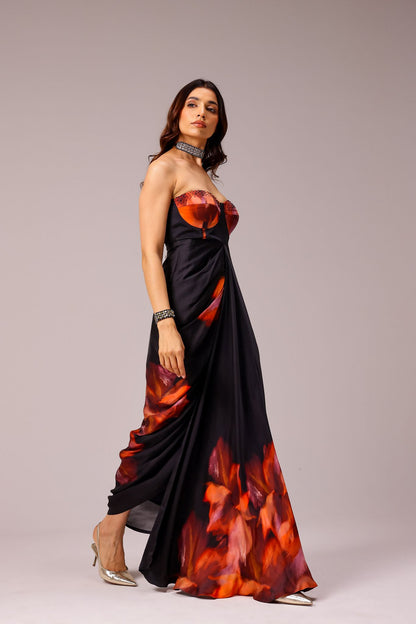 Sienna Draped Gown