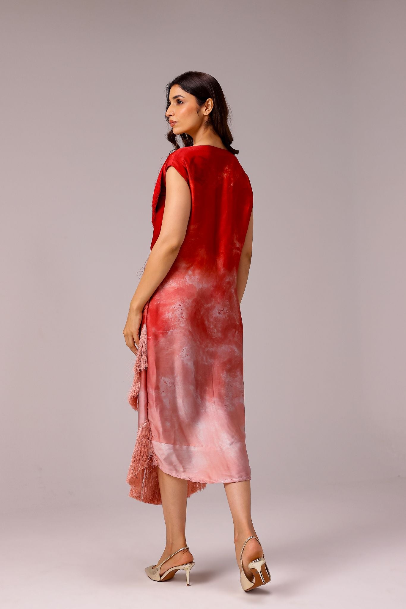 Rosette Fringe Dress