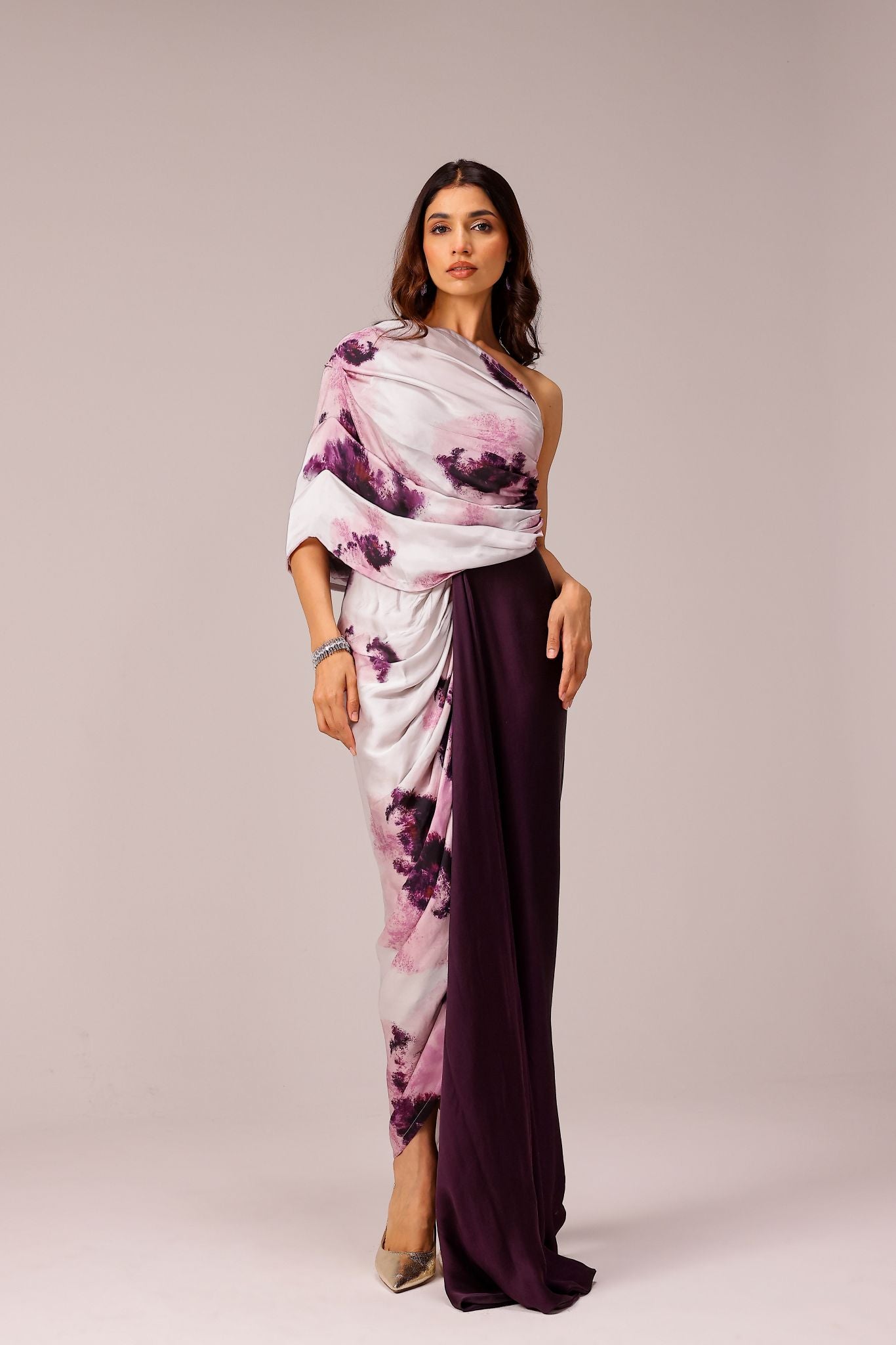 Mila One Shoulder Gown