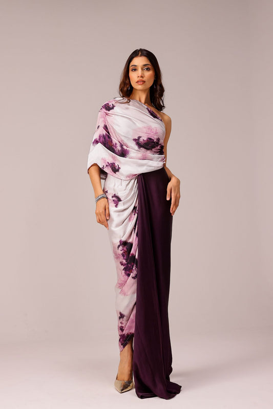 Mila One Shoulder Gown