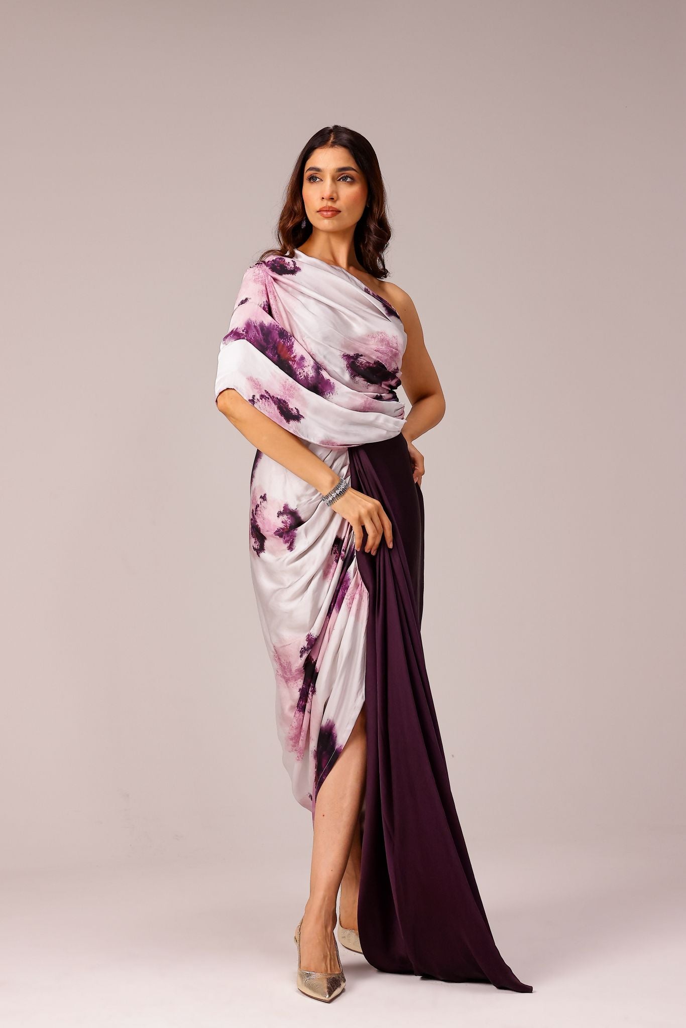 Mila One Shoulder Gown