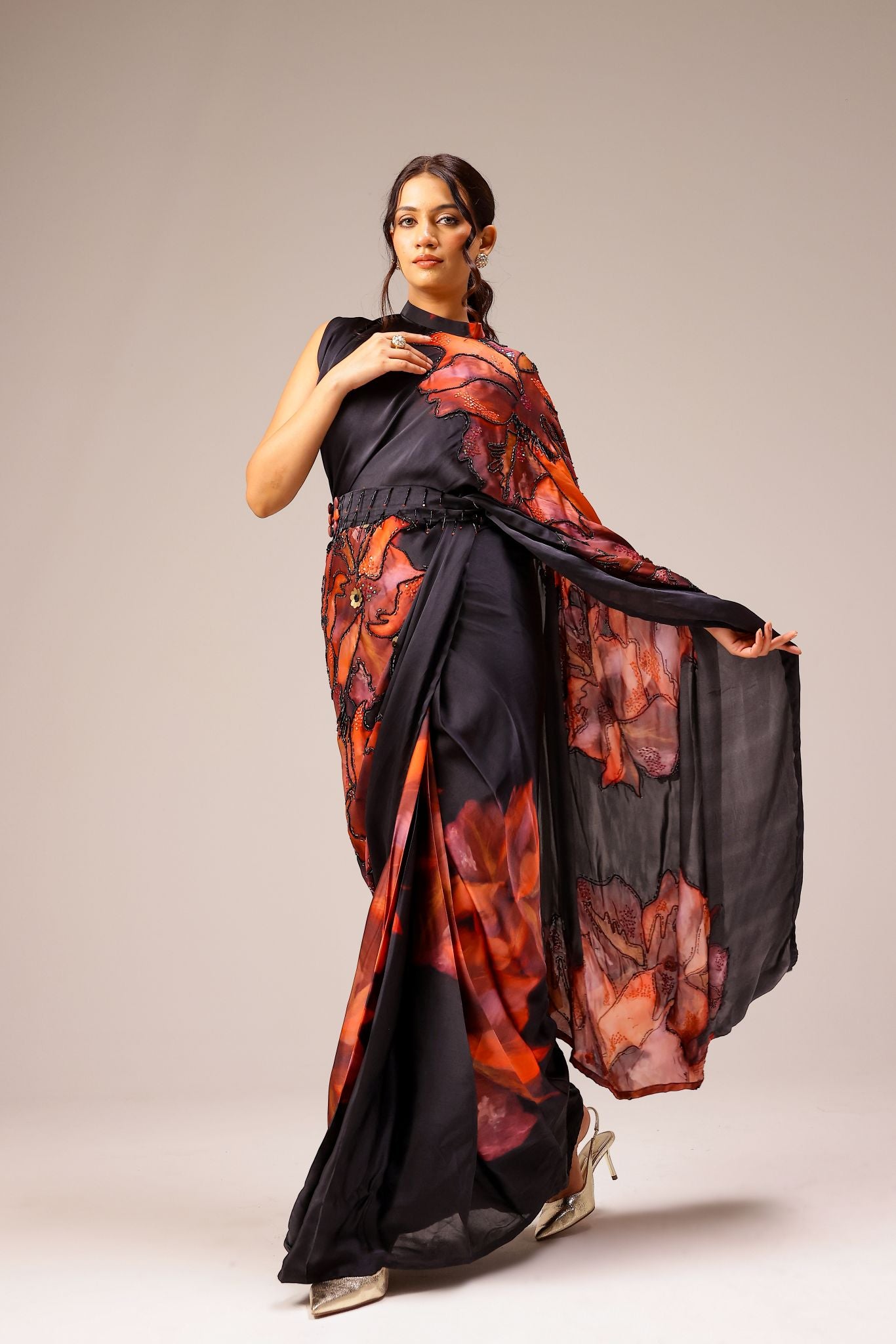 Sienna Collar Pallu Saree