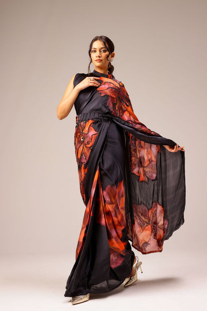 Sienna Collar Pallu Saree