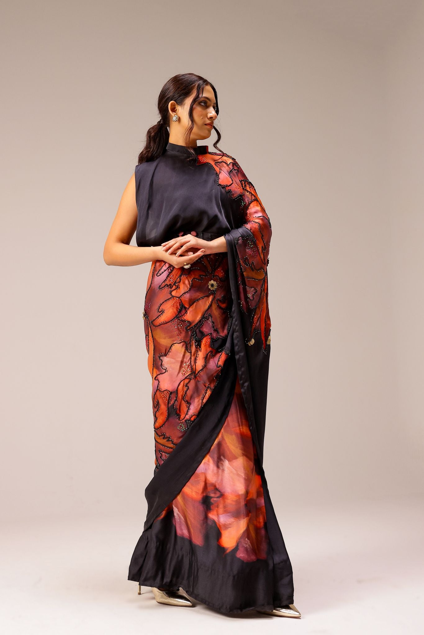 Sienna Collar Pallu Saree