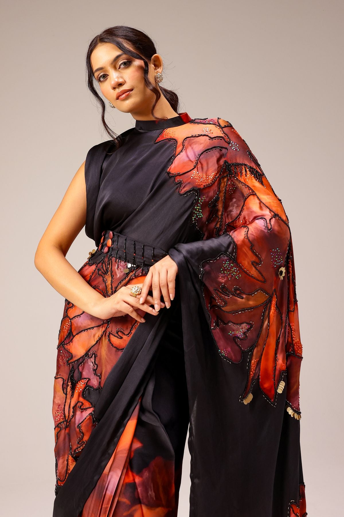 Sienna Collar Pallu Saree