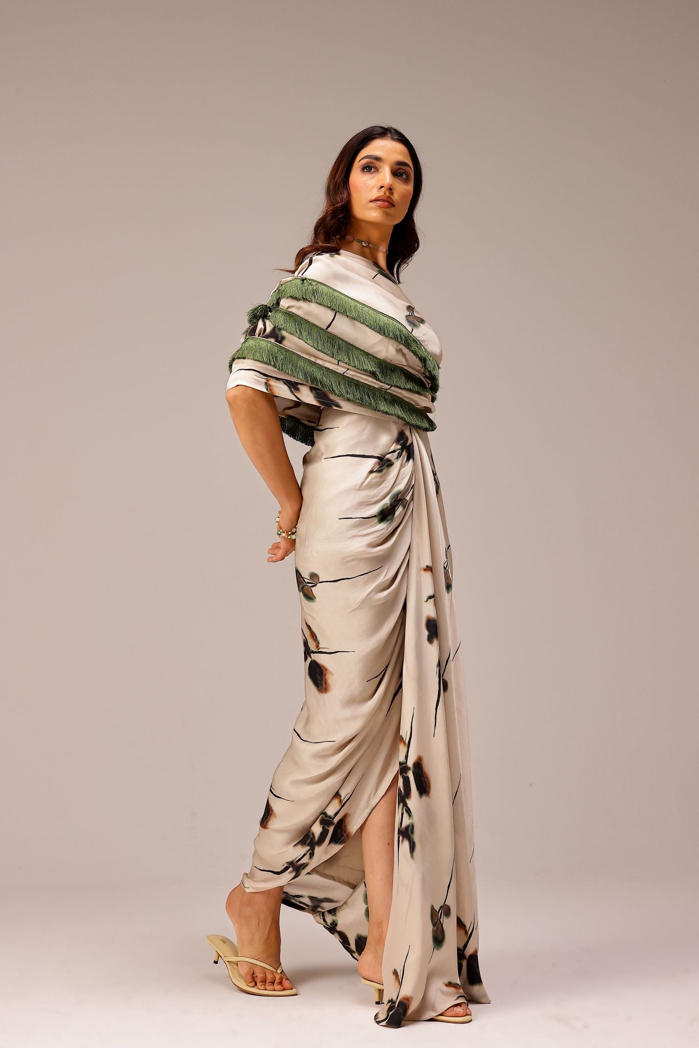 Eden One-Shoulder Gown