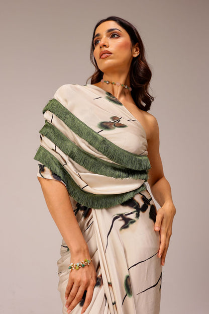 Eden One-Shoulder Gown