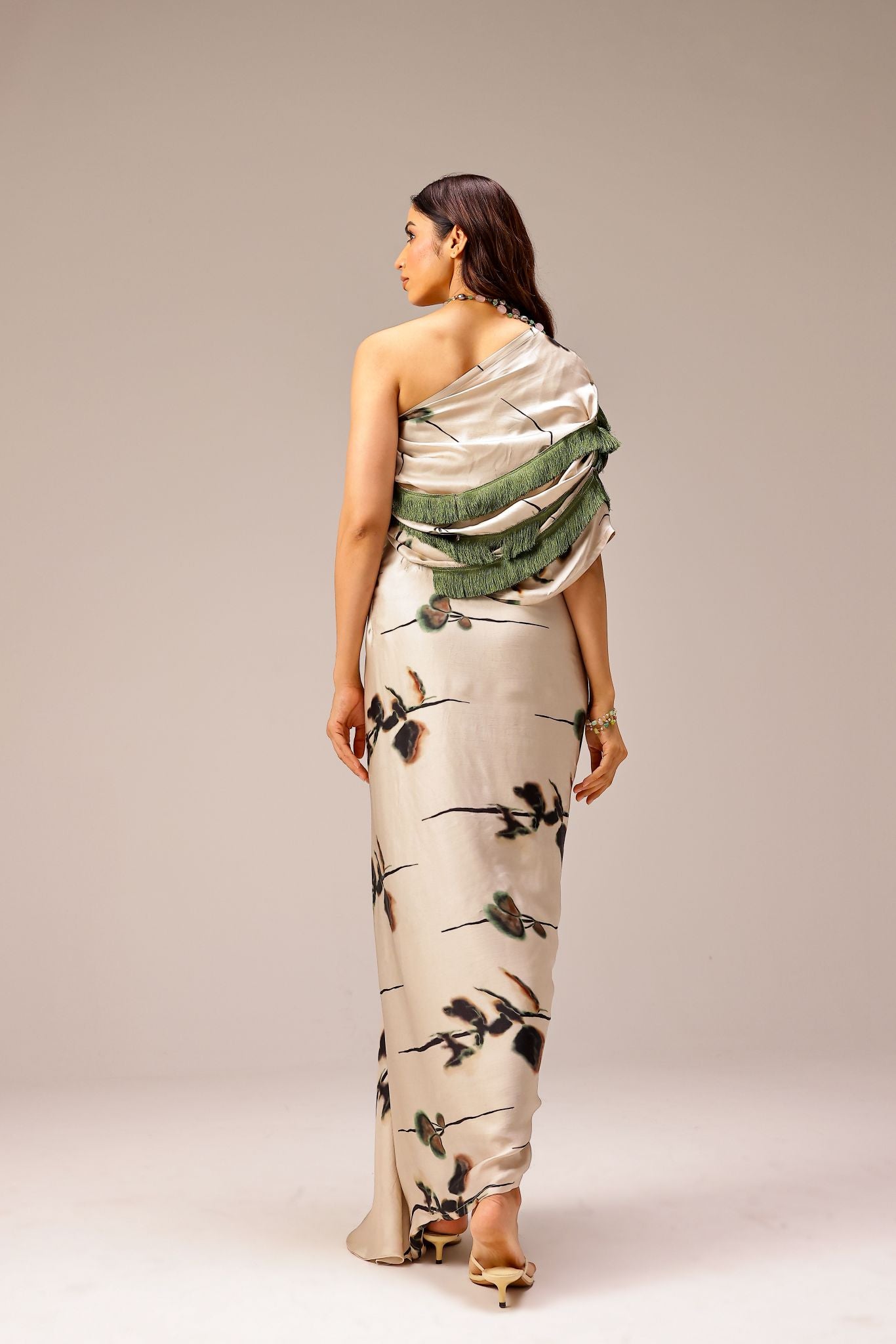 Eden One-Shoulder Gown