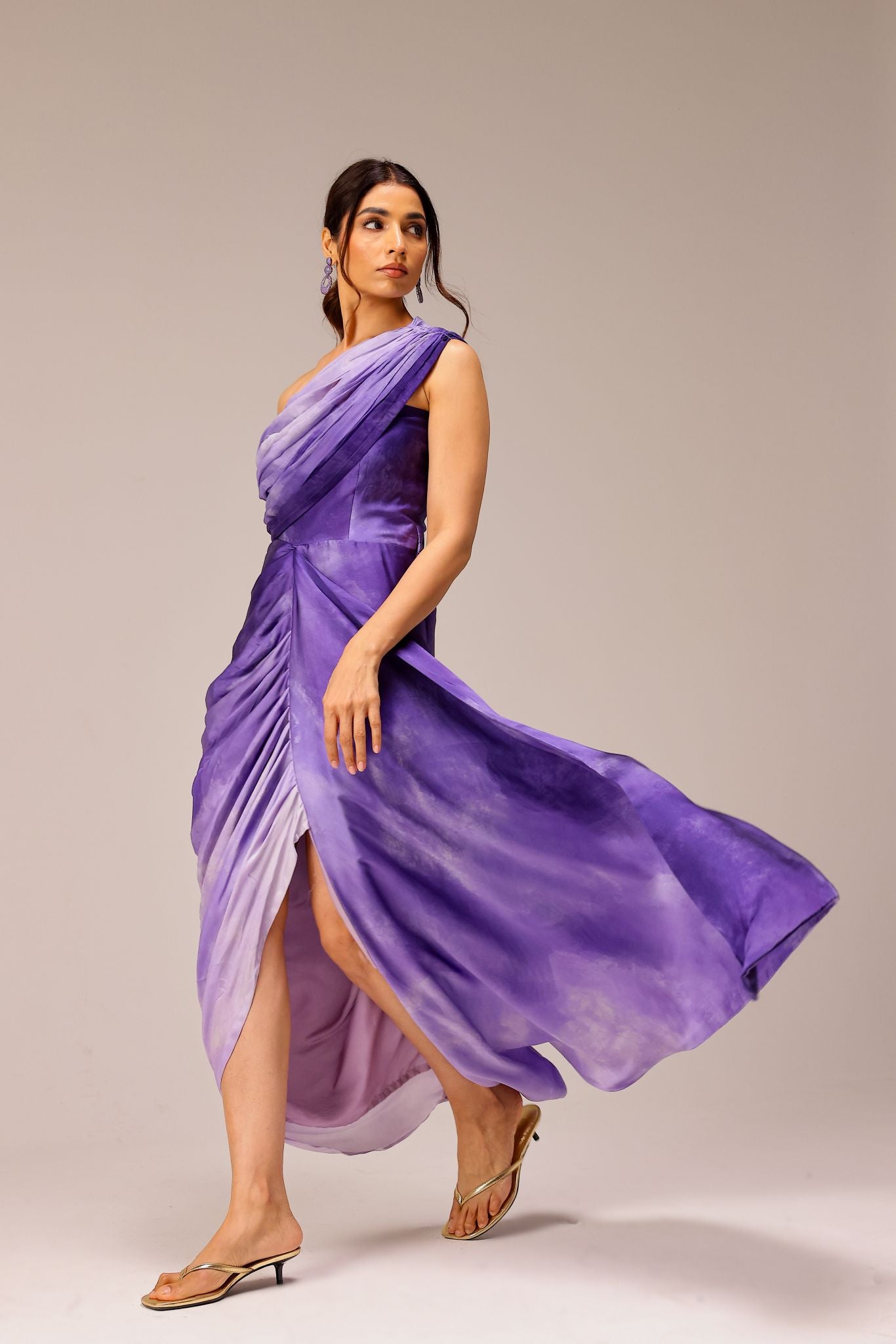 Iris One Shoulder Gown
