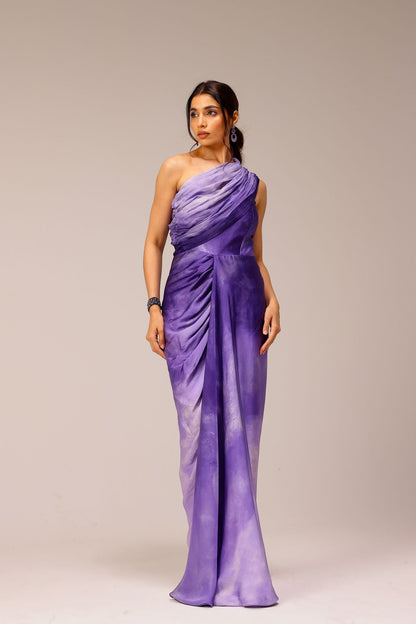 Iris One Shoulder Gown
