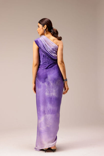 Iris One Shoulder Gown