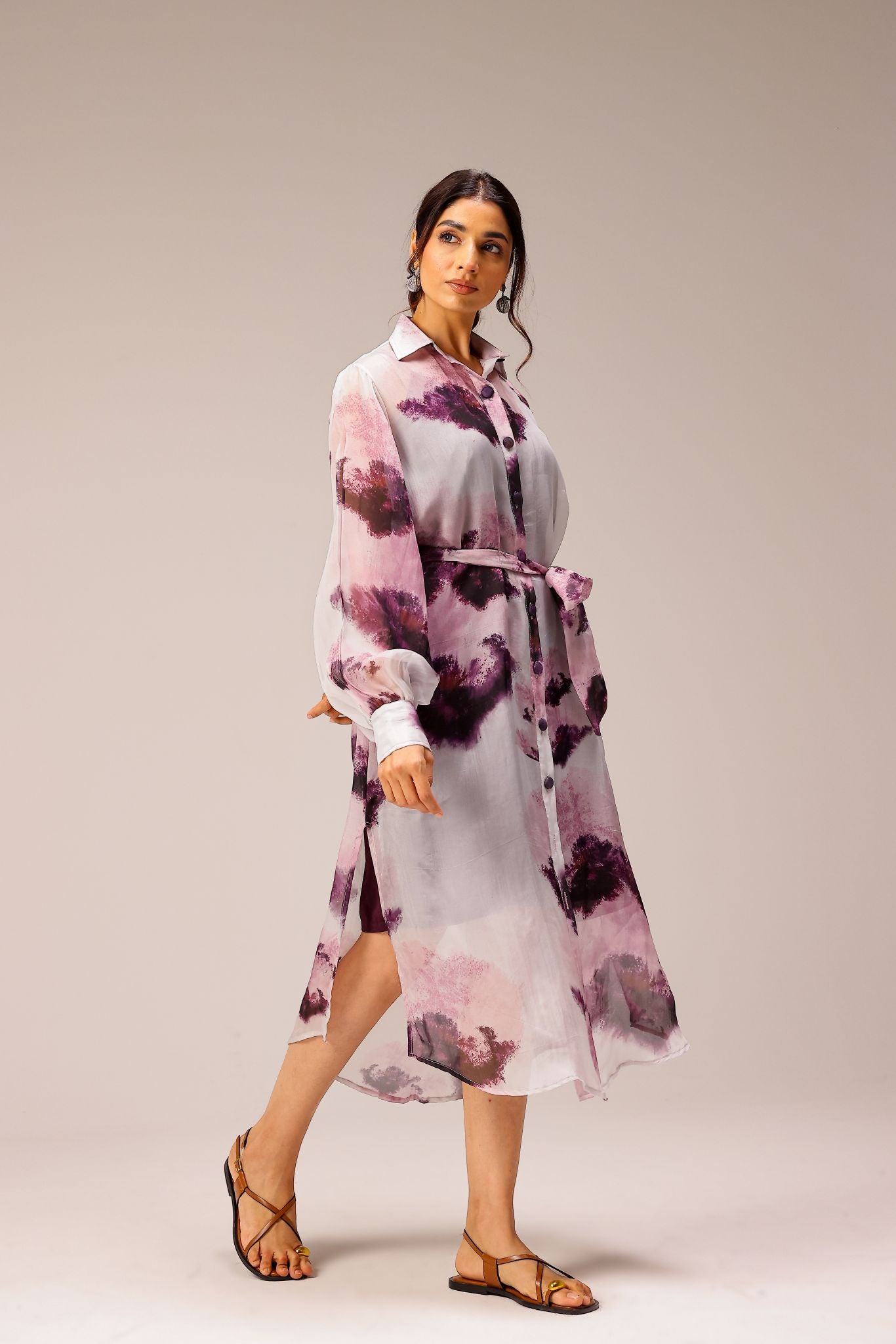 Mila Organza Shirt Dress