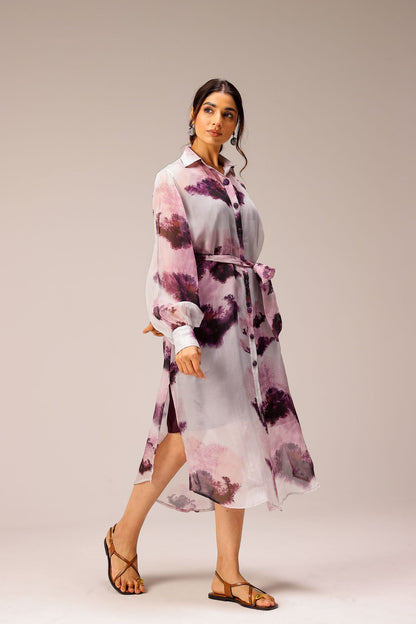 Mila Organza Shirt Dress