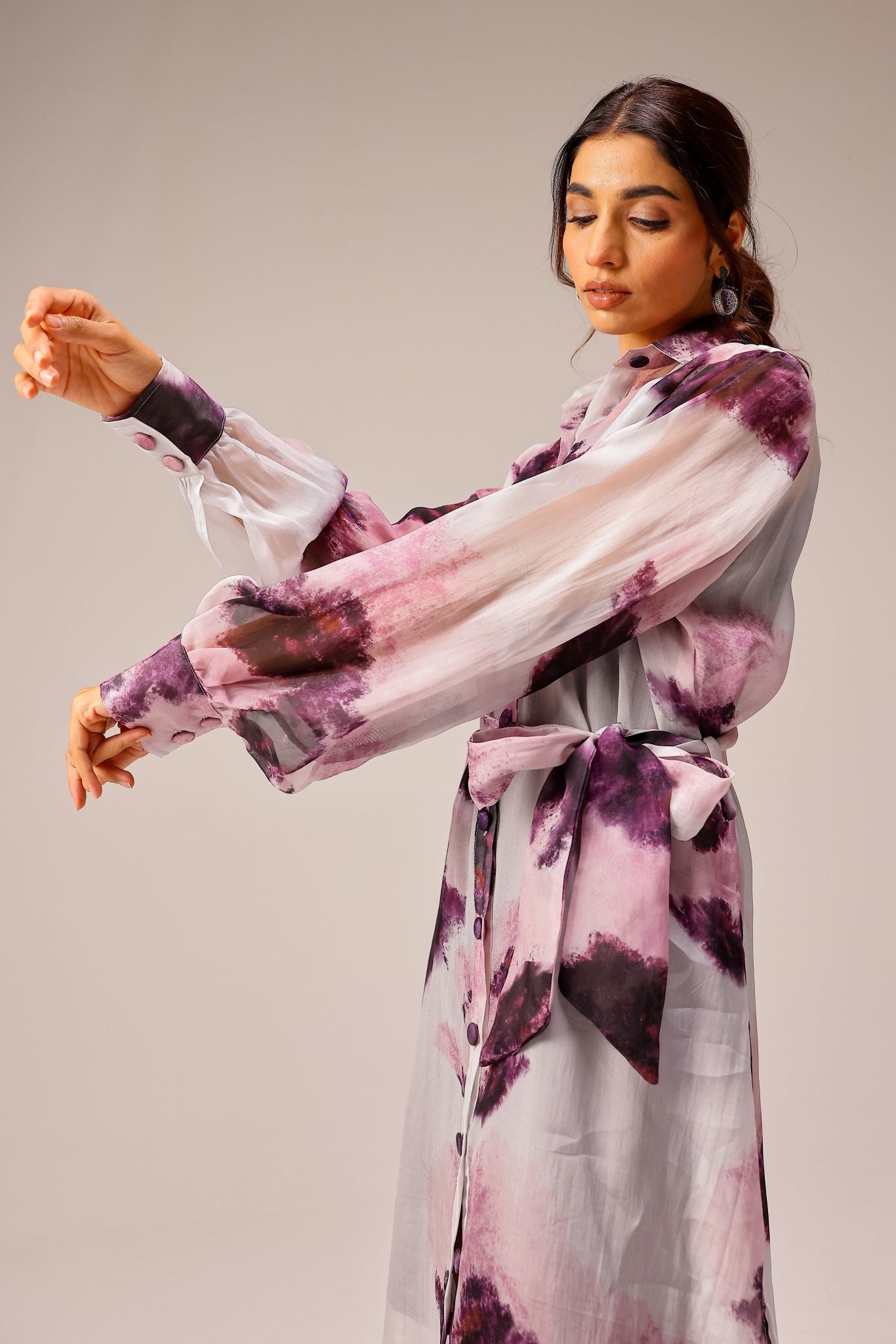 Mila Organza Shirt Dress