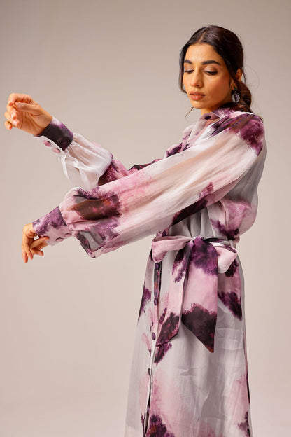 Mila Organza Shirt Dress