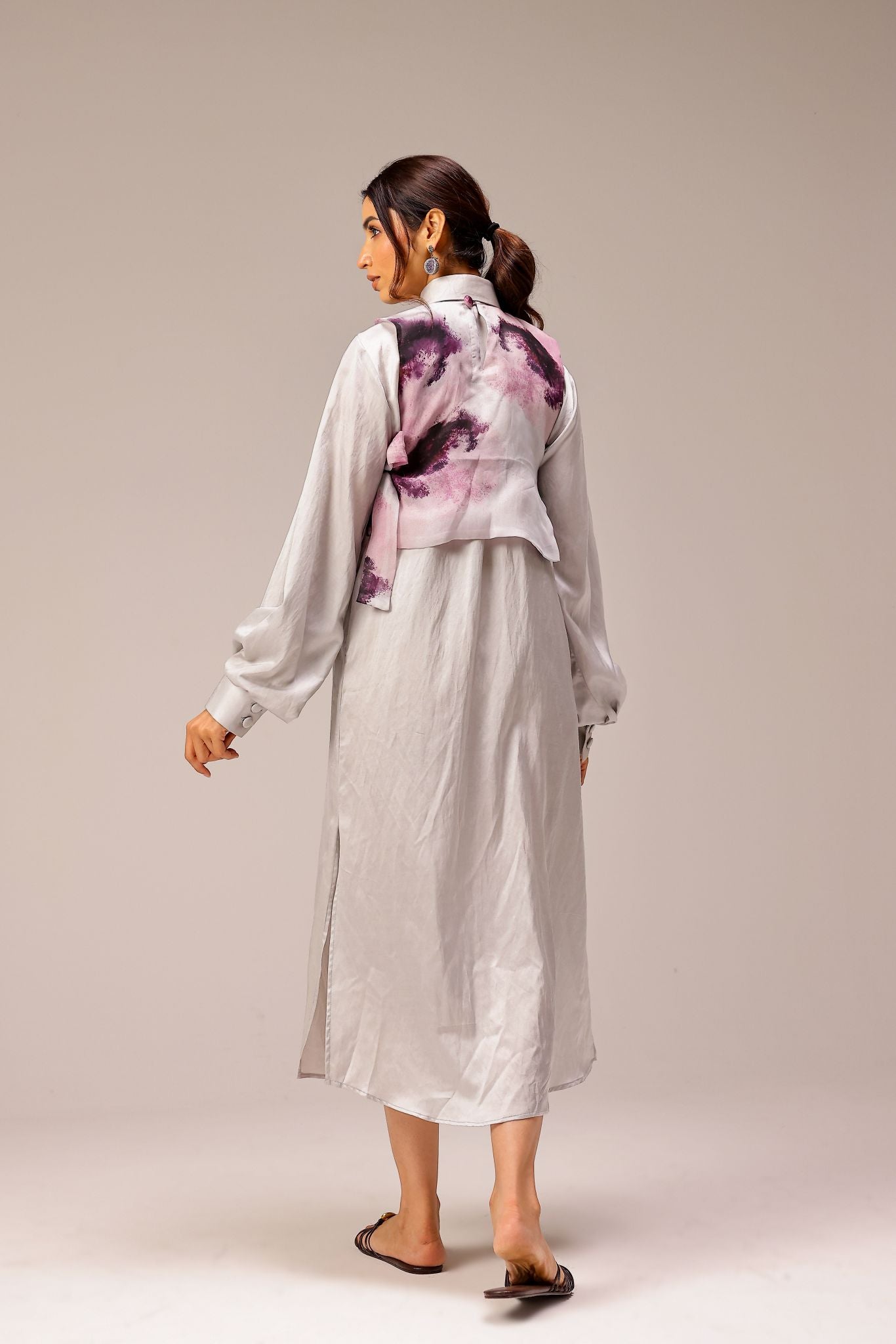 Mila Bib Shirt Dress