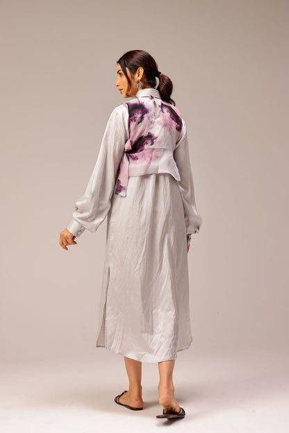 Mila Bib Shirt Dress