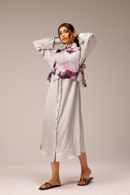 Mila Bib Shirt Dress
