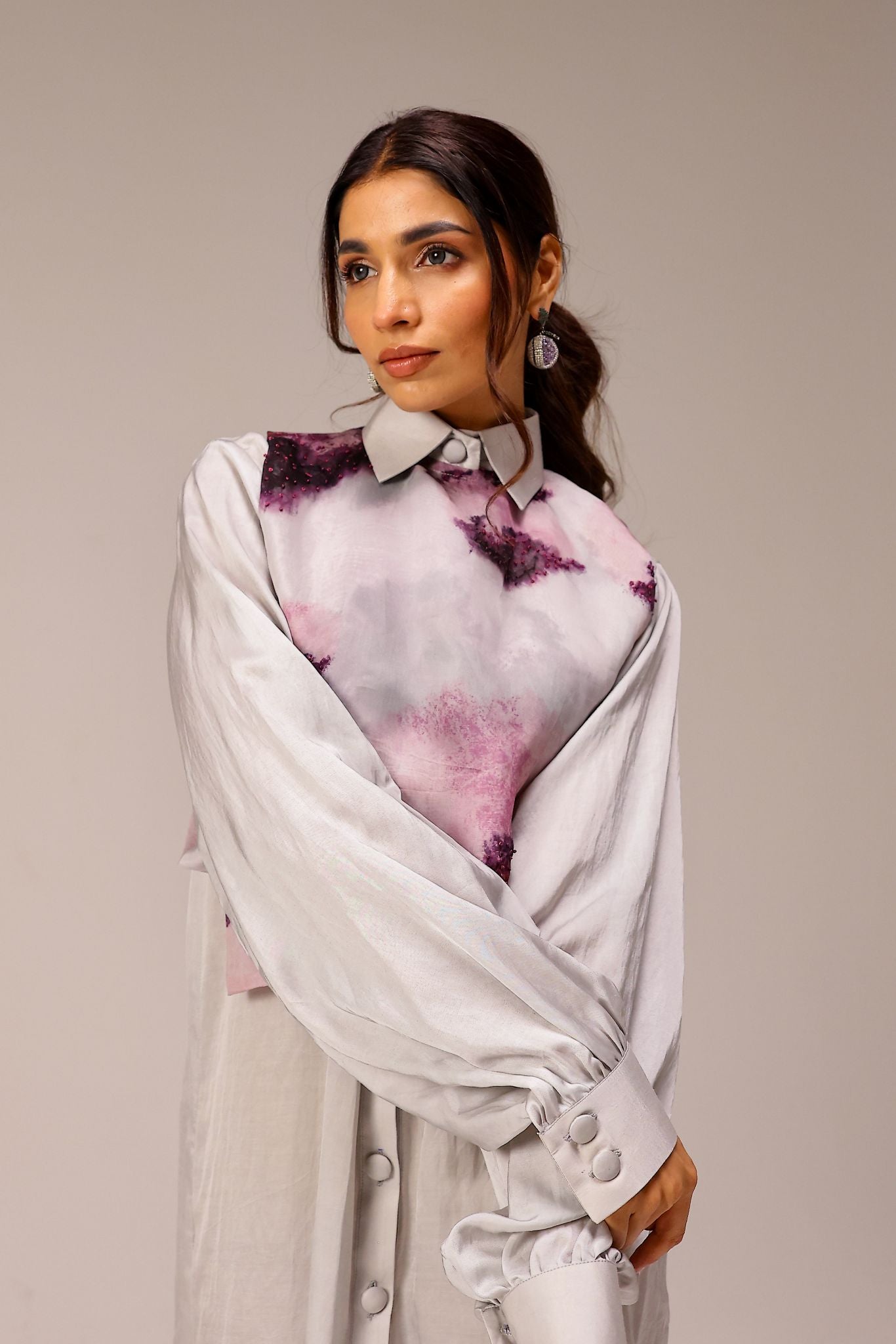 Mila Bib Shirt Dress