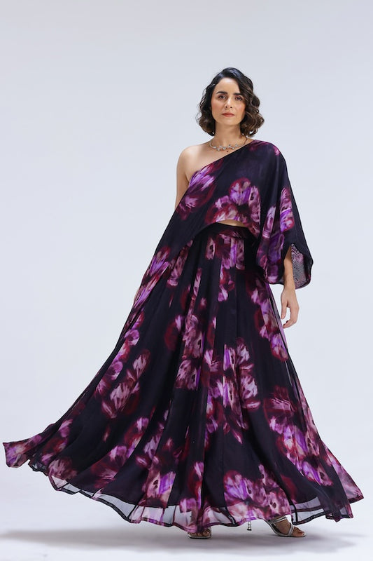 Ivy organza skirt set