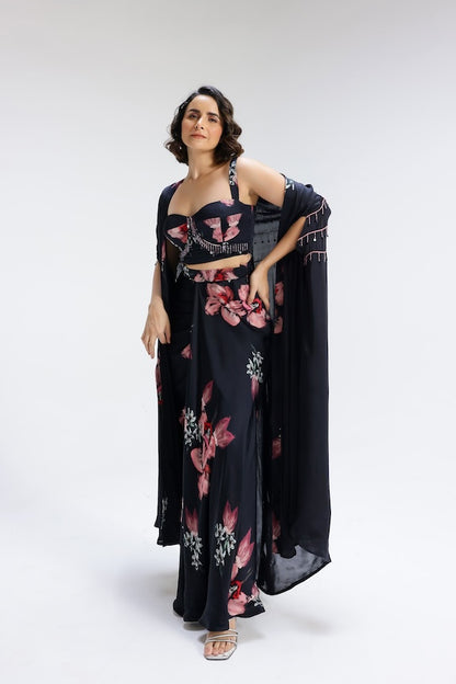 Kiara skirt with bustier and a shrug