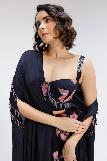 Kiara skirt with bustier and a shrug