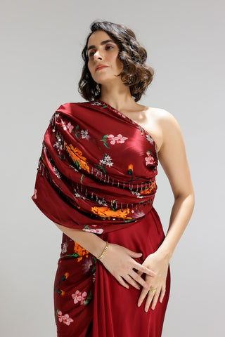 Scarlett One shoulder gown