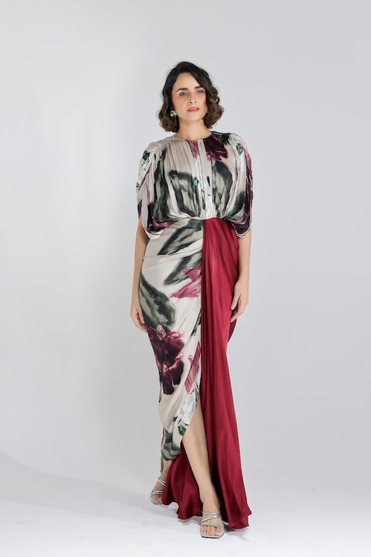 Ivy Gardenia kaftan gown