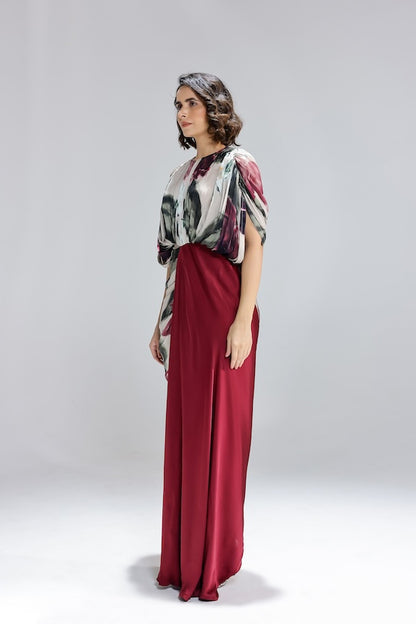 Ivy Gardenia kaftan gown